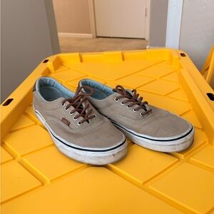 Vans Men's Tan Lace-Up Sneakers